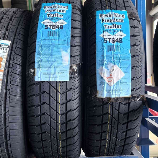 ST205/75D15 Power King Premium Trailer 6Ply STB48