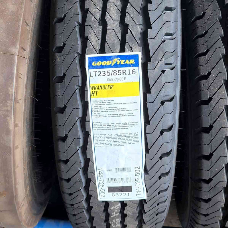 Load image into Gallery viewer, LT235/85R16 Goodyear 10Ply Wrangler HT 744725502
