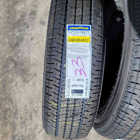 ST225/75R15 Goodyear 10Ply Endurance 117/112N LR E