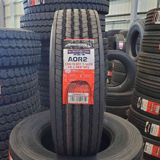 235/75R17.5 Armstrong 18Ply AOR2