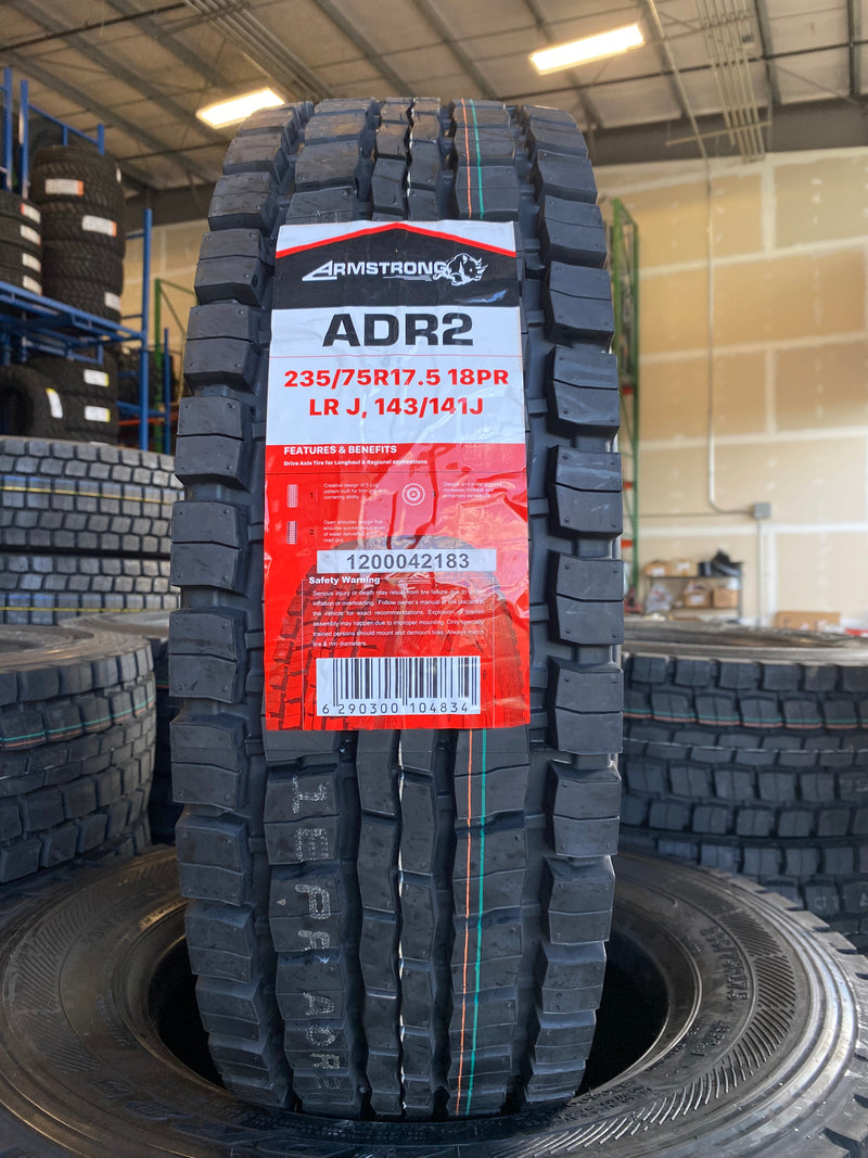 Load image into Gallery viewer, 235/75R17.5 Armstrong ADR2 18PLY
