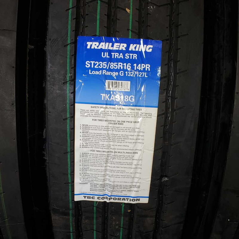 Load image into Gallery viewer, ST235/85R16 Trailer King 14 PLY TKAS18G
