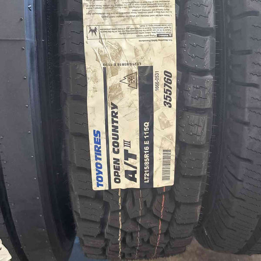 LT215/85R16 Toyo 115Q Open Country A/T III 10Ply 355760