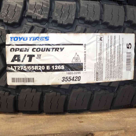 LT275/65R20 Toyo 10Ply Open Country AT III 355420