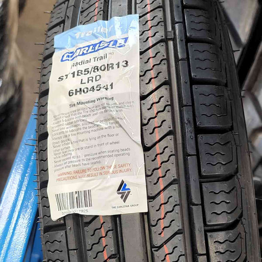 ST185/80R13 Carlisle 8Ply Radial TRAILER LRD 6804541