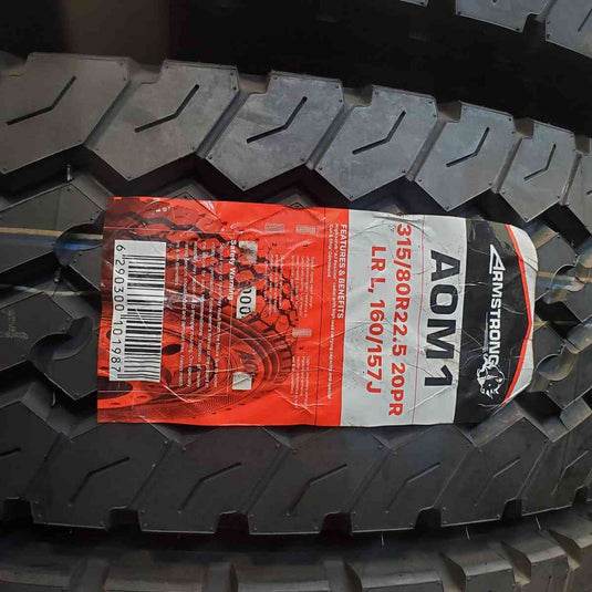 315/80R22.5 AOM1 20Ply 160/157J