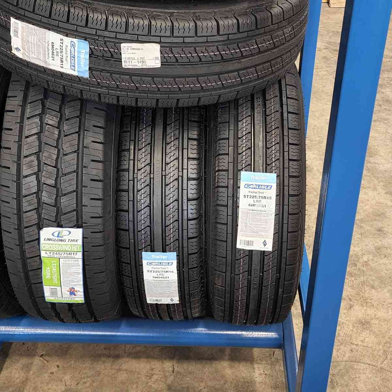 Load image into Gallery viewer, ST225/75R15 Carlisle 10Ply Radial Trail LRE 6HO4621
