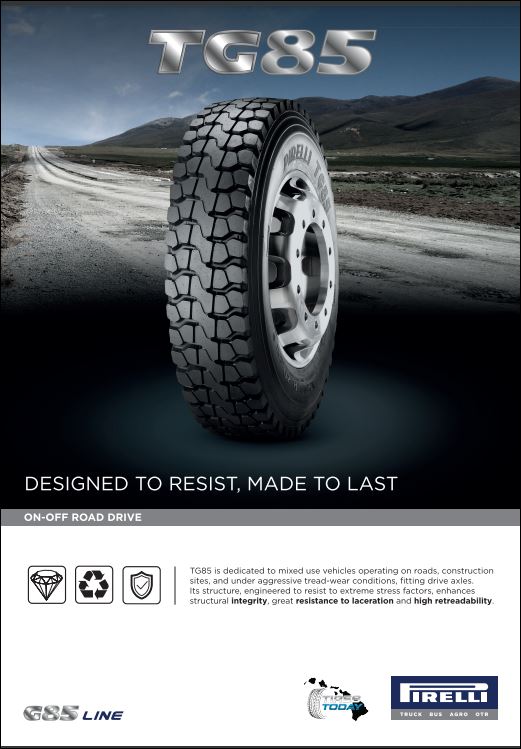 Load image into Gallery viewer, 11R22.5 Pirelli  16Ply TG85 - Open Shoulder Drive
