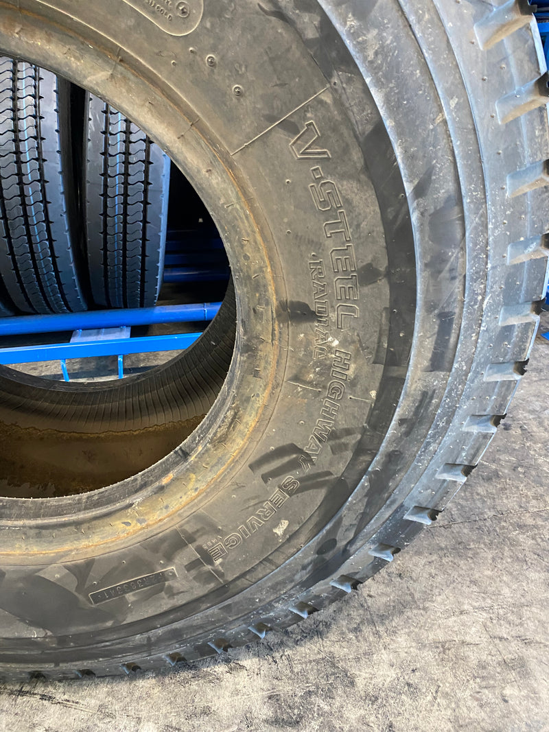 525 80R25 176F Bridgestone VHS E 2 TL New OLD DOT Tires Today 525-80r25-176f-bridgestone-vhs-e-2-tl-new-old-dot-tires-today